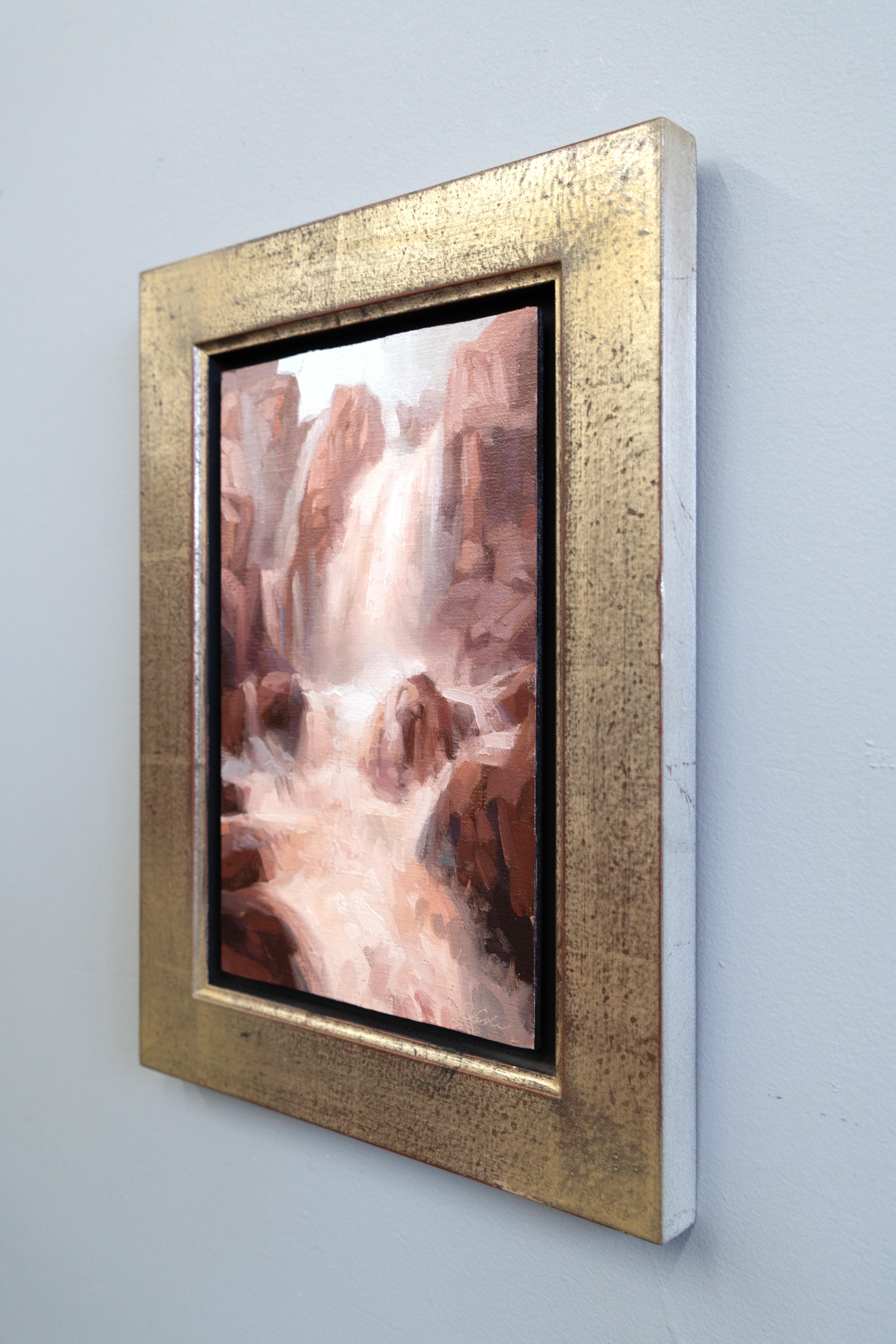 Estudio IV (Rendición), 9 x 5,75, Paisaje en cascada, Pintura al óleo - Painting Realista de Robin Cole