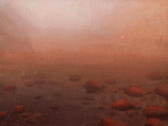 Studie (Terra Incognita), 6 x 8, Landschaft, Ölgemälde