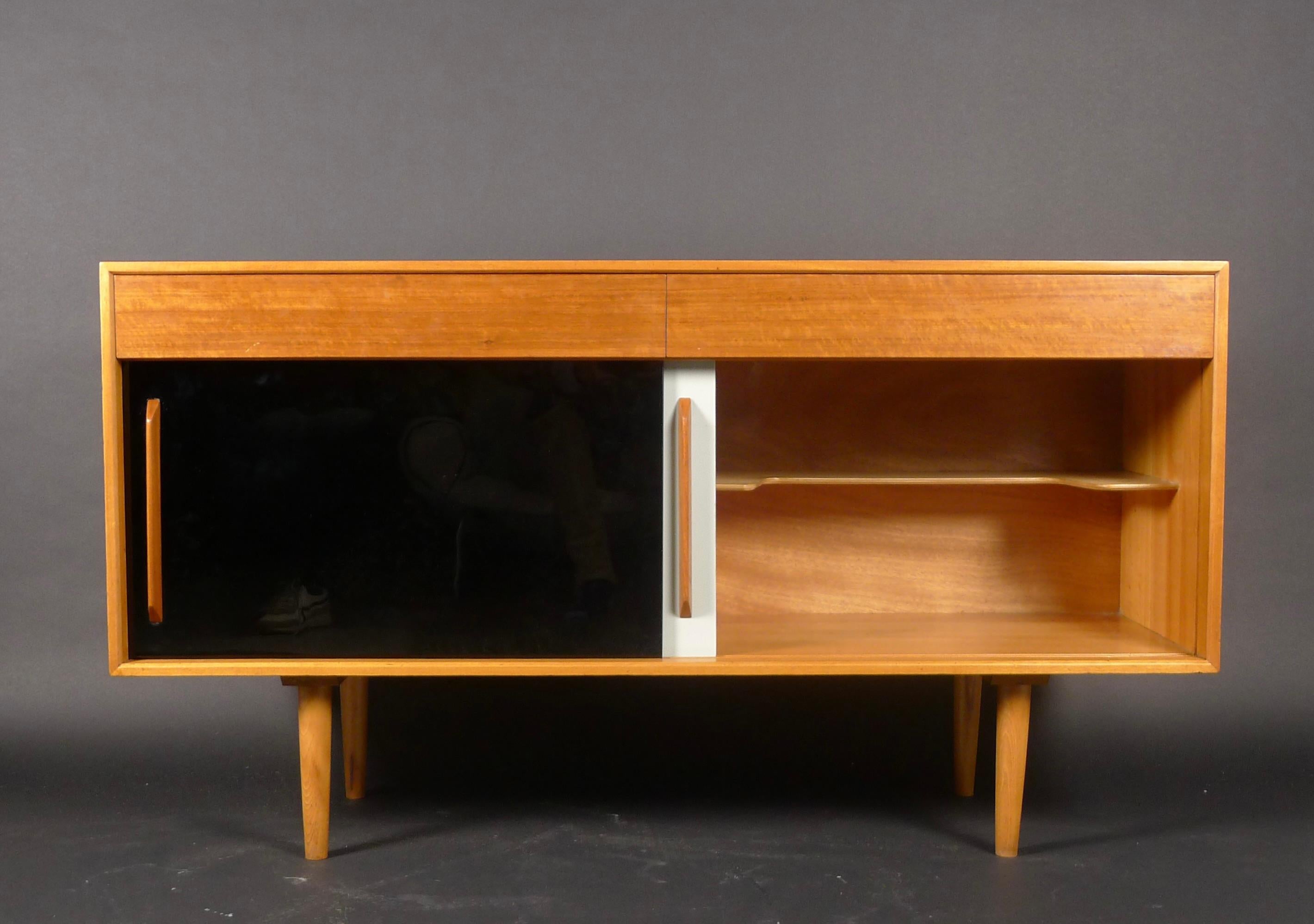 Mid-20th Century Robin Day, a Hilleplan Unit B Sideboard, Designed 1953 for Hille, with Label