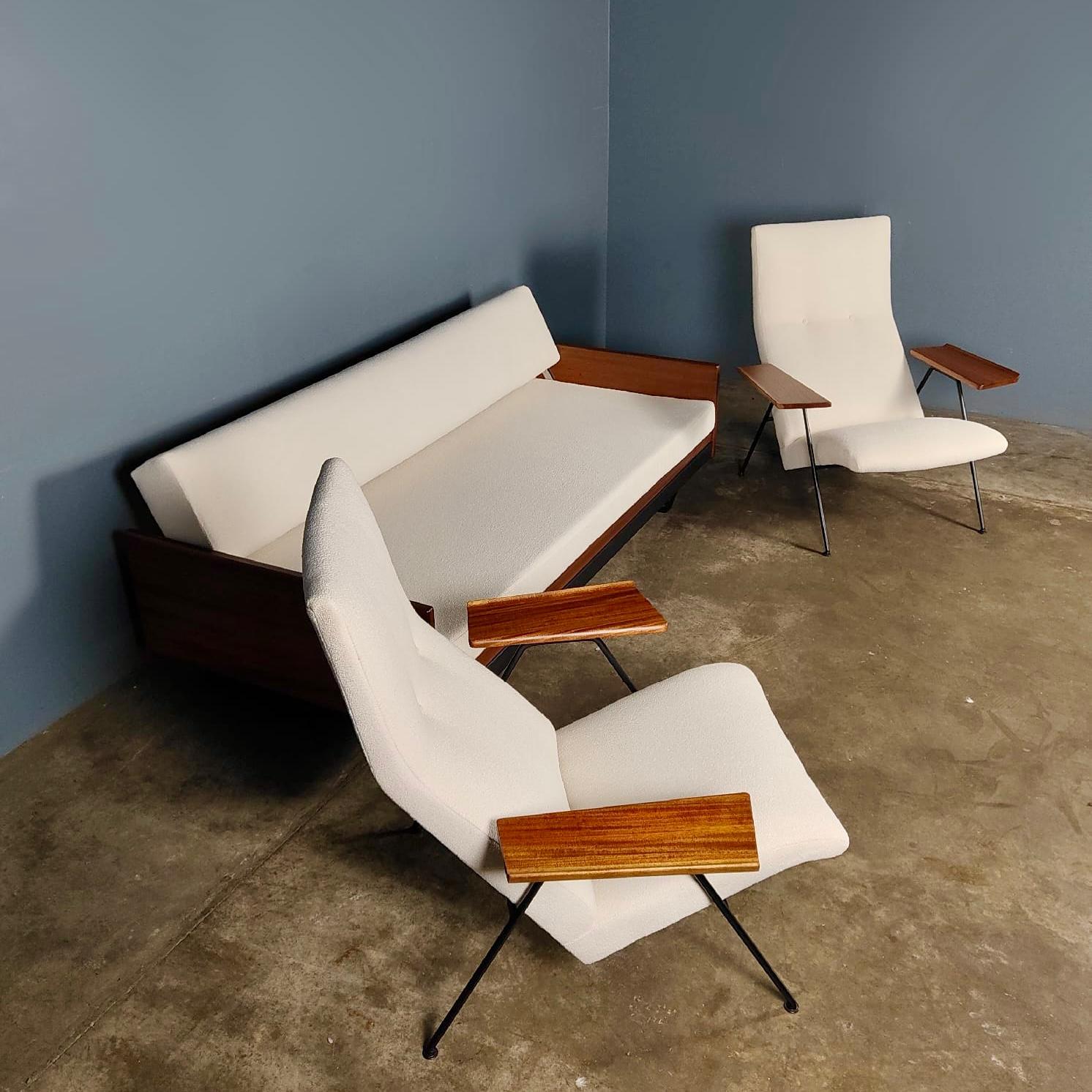 Robin Day for Hille, 1958, double canapé, trois canapés à baldaquin, vintage du milieu du siècle dernier 6