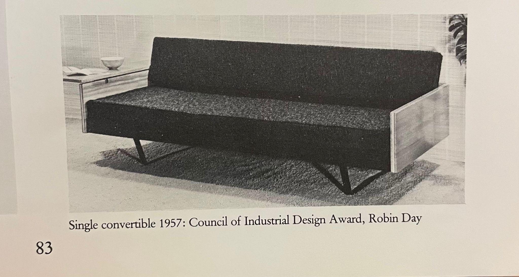 Robin Day For Hille 1958 Sofa Bed Three Seater Sofa Mid Century Vintage Retro 2