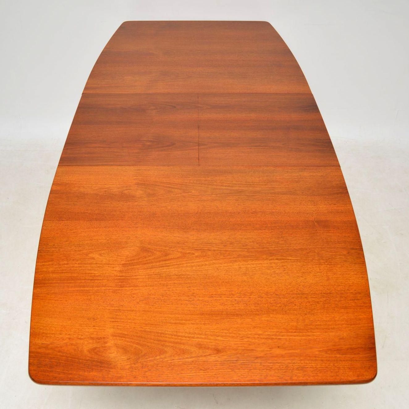 Mid-Century Modern Robin Day for Hille Mahogany Vintage Dining Table