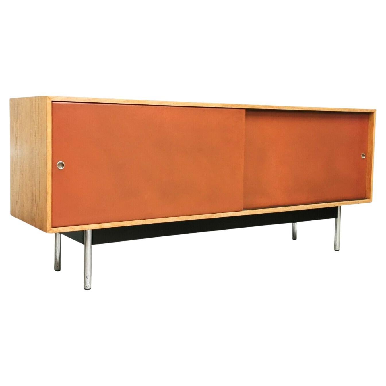Hille mid century sideboard

A mid century sideboard designed by Robin Day for Hille. Scarcely seen sideboard with a blonde oak carcass and cognac covered leather sliding doors. 

Robin Day is Britain’s most renowned furniture designer. Having