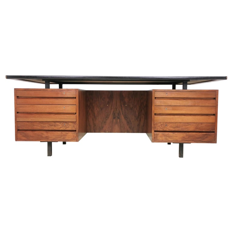 Robin Day for Hille Rosewood Executive Desk, Mid Century