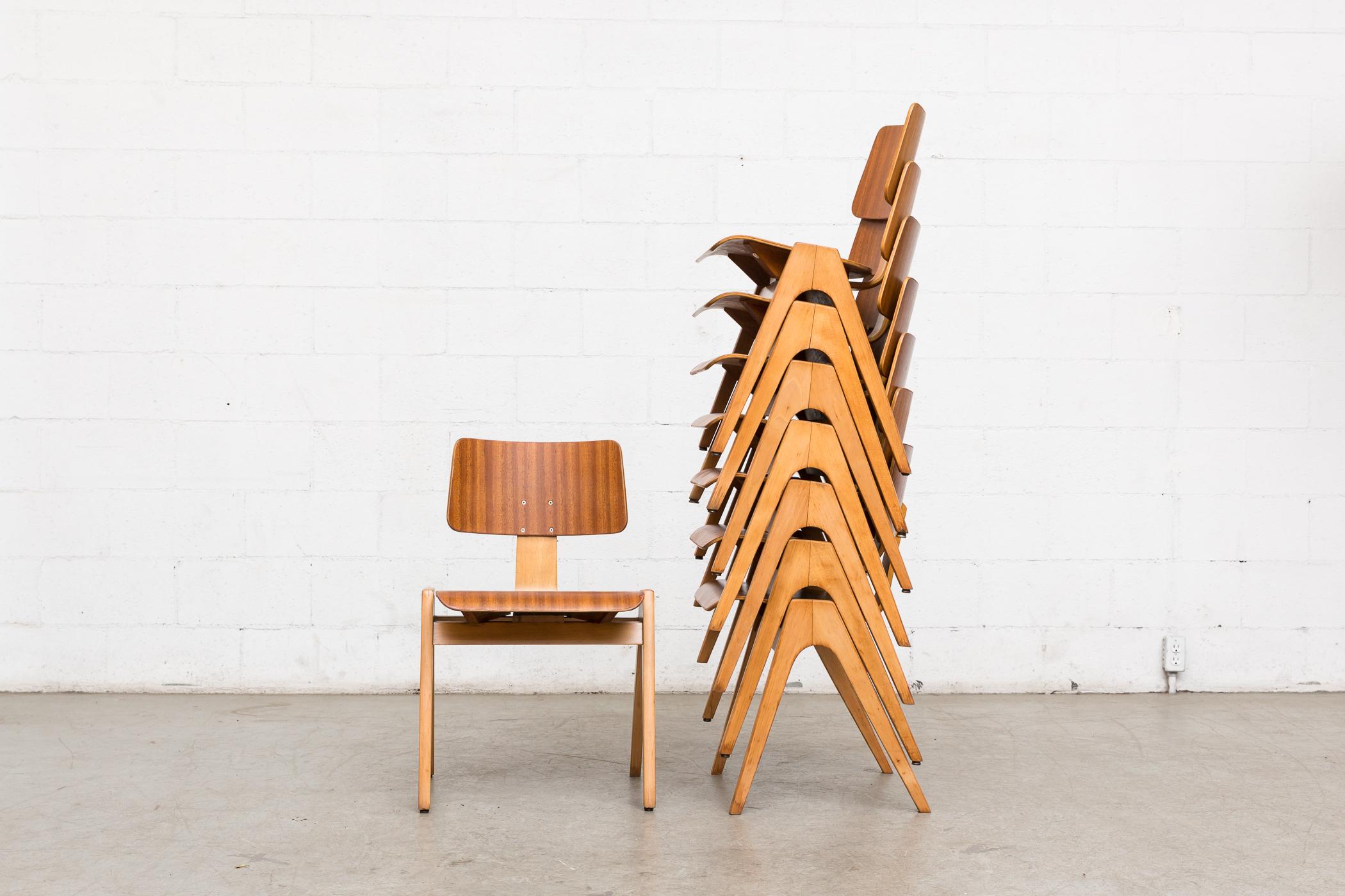 Mid-20th Century Robin Day Hille 'Hillestak' Stacking Chairs