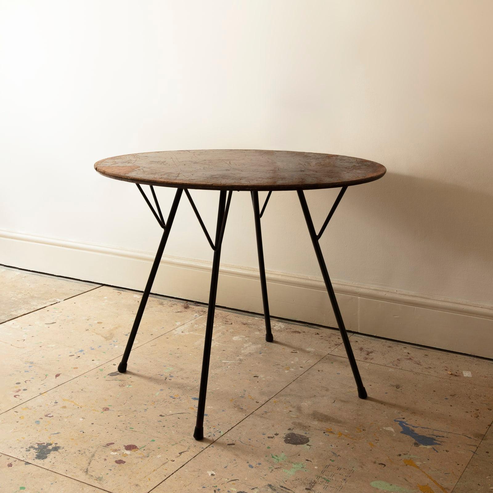 Robin Day RD1 Table In Distressed Condition In London, GB