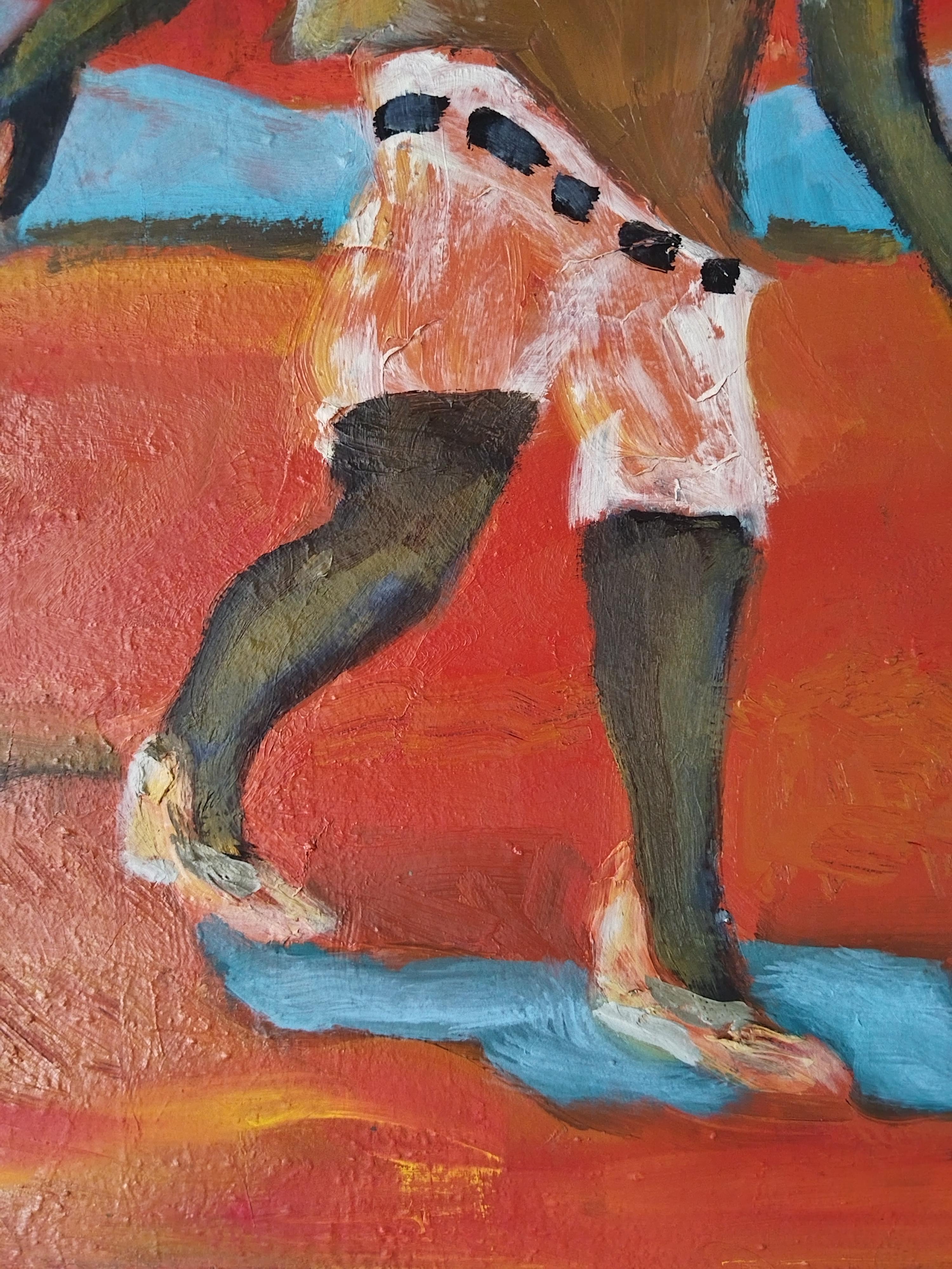 Un dipinto a olio unico nel suo genere, che attinge a piene mani dal movimento post-impressionista. Una bella e cupa scena notturna, tipica del lavoro di Glanville.
Olio su tela tesa, pronto da appendere. È inclusa una cornice a scelta - le