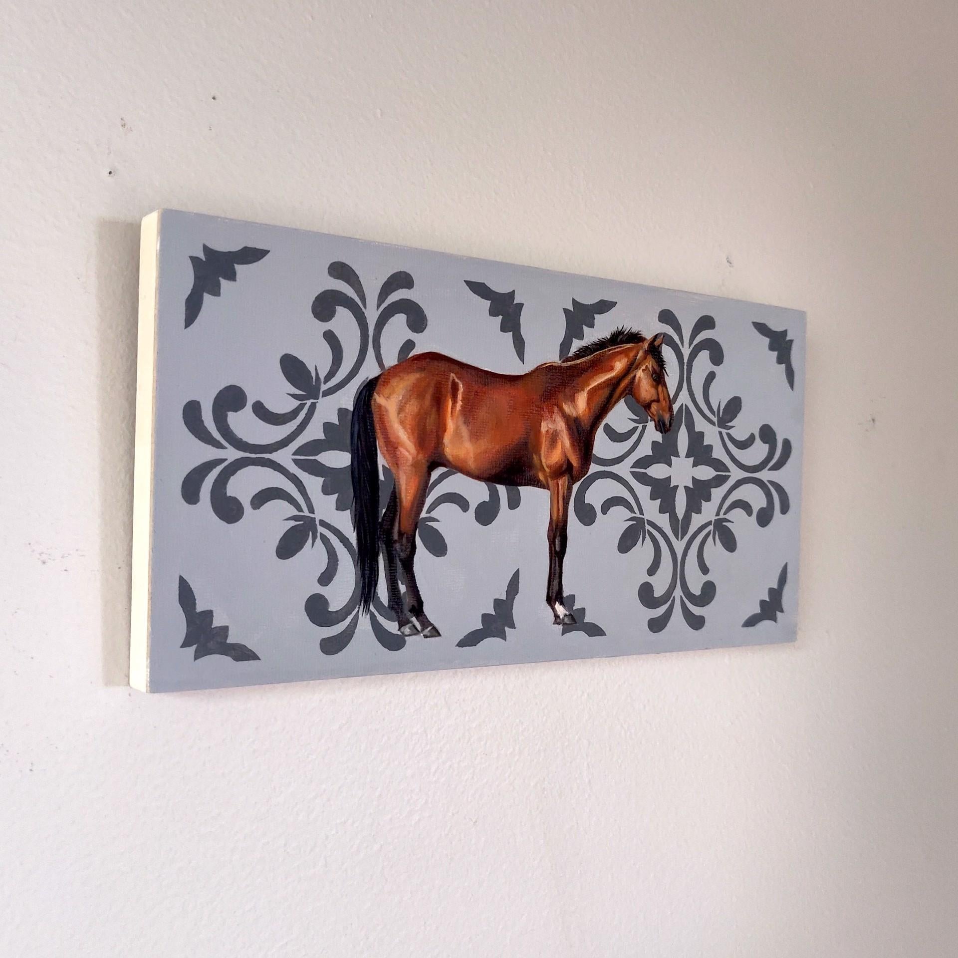 Castagno - Animal Painting Marrone di Robin Hextrum