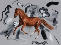 Horse Galloping Through a Literati World