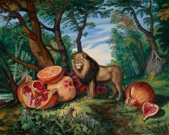 "King of the Pomegranates" Oil Painting