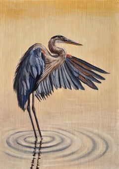 „Open Wing“ Ölgemälde von Robin Hextrum