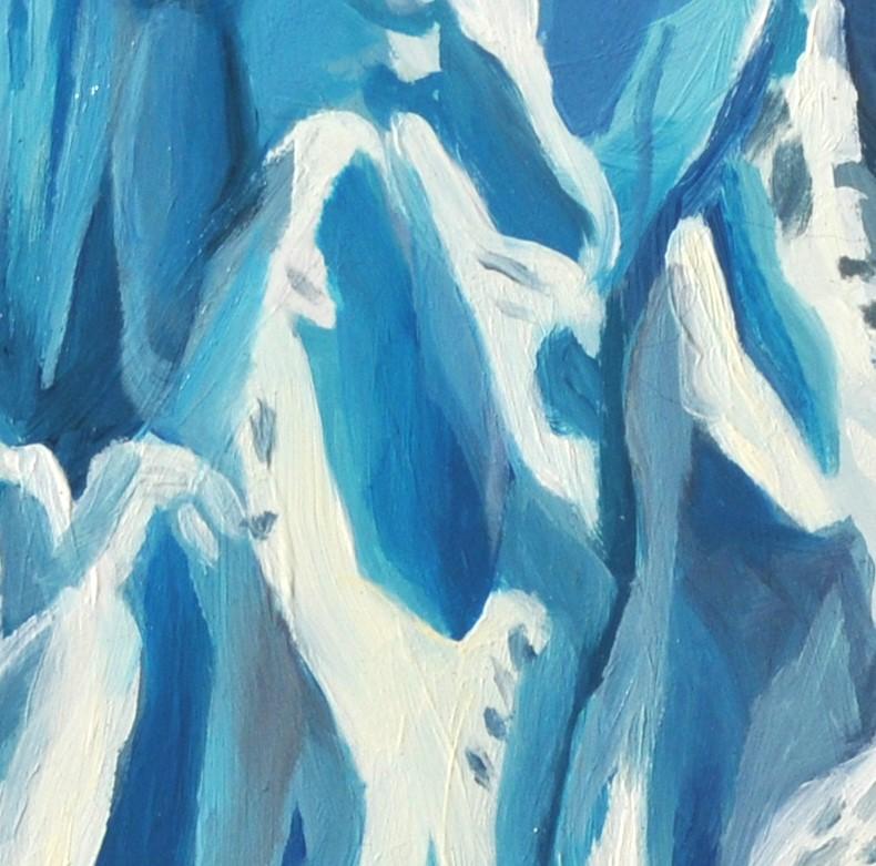 „Peaks of Ice“ Ölgemälde von Robin Hextrum im Angebot 1