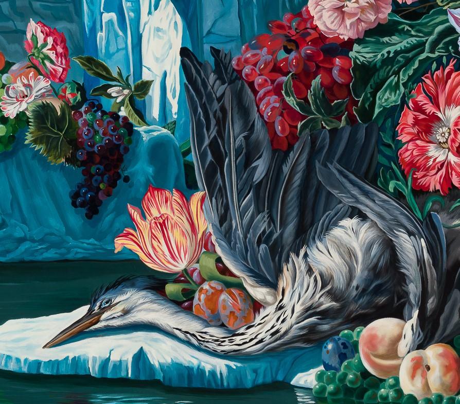 „Resting Place“ Ölgemälde – Painting von Robin Hextrum