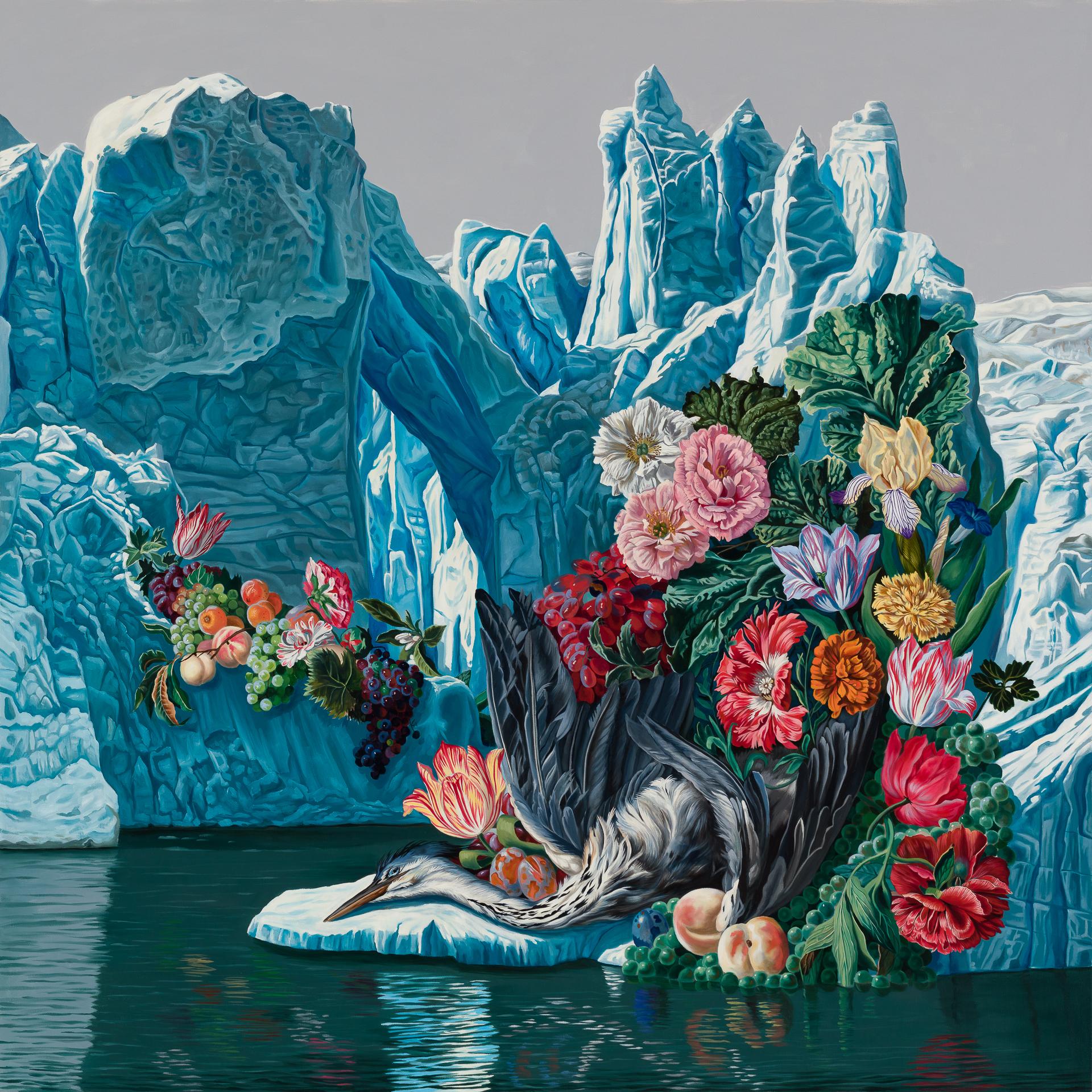 Robin Hextrum Landscape Painting - "Resting Place" Oil Painting