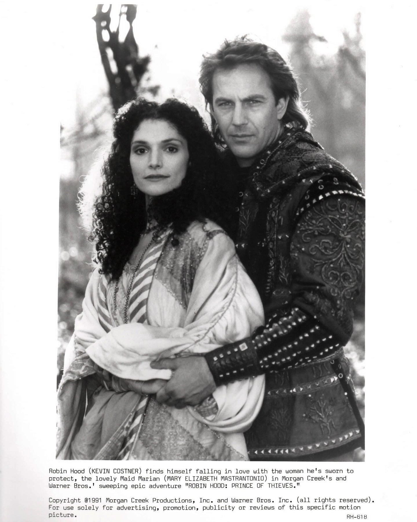 Papier Robin des Bois Prince des Voleurs 1991 Publicité Film Movie Press Still Framed en vente