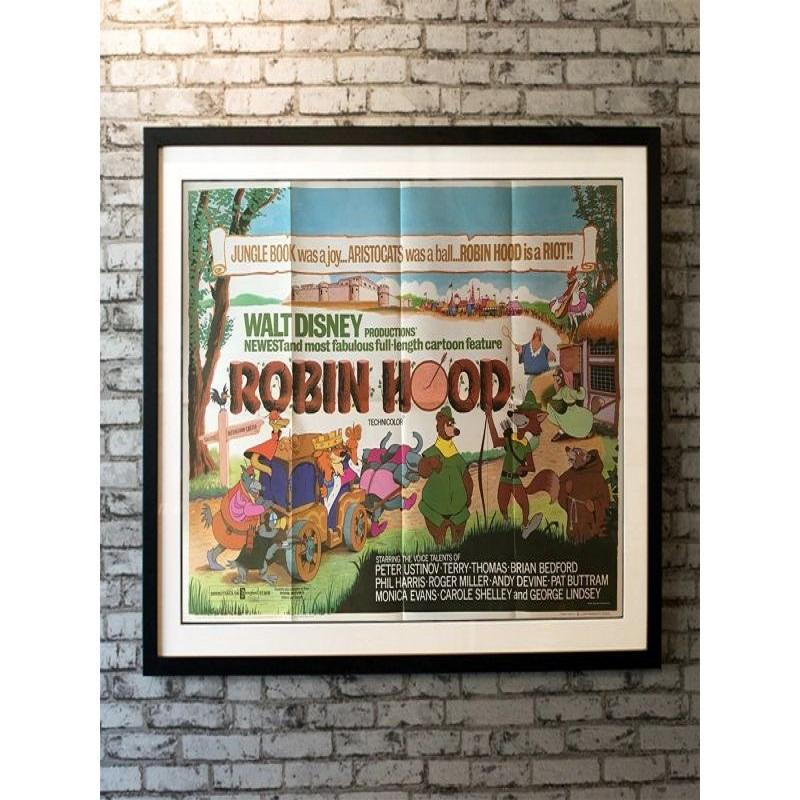 Robin Hood, Unframed Poster, 1973

Original British Quad (30 X 40 Inches). The story of the legendary British outlaw is portrayed with the characters as humanoid animals.

Year: 1973
Nationality: United Kingdom
Condition: