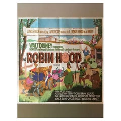 Ungerahmtes Poster mit Kapuze von Robin Hood, 1973