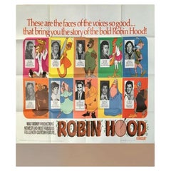 Vintage Robin Hood, Unframed Poster, 1973