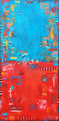 Westender, Mixed Media on Canvas