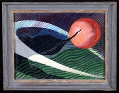 Anbstract Composition - Small Mid 20th Century Modern British Oil Painting