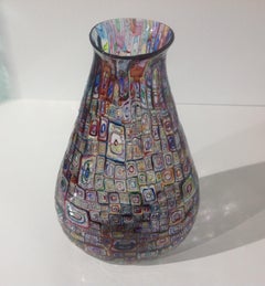 Robin Mix 2003 Mosaic Glass Vase Large Size