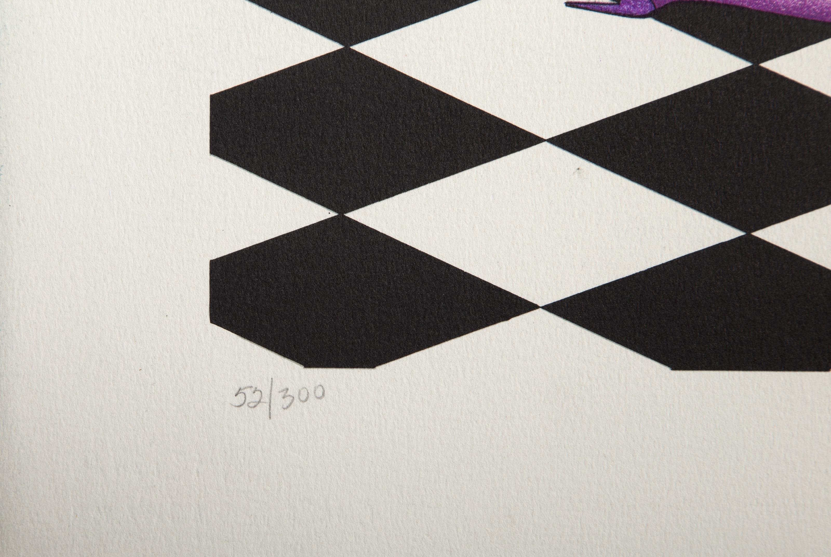 Dress Rehearsal, Art Deco Screen Print by Robin Morris For Sale 2