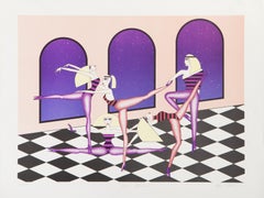 Dress Rehearsal, Art Deco Screen Print by Robin Morris