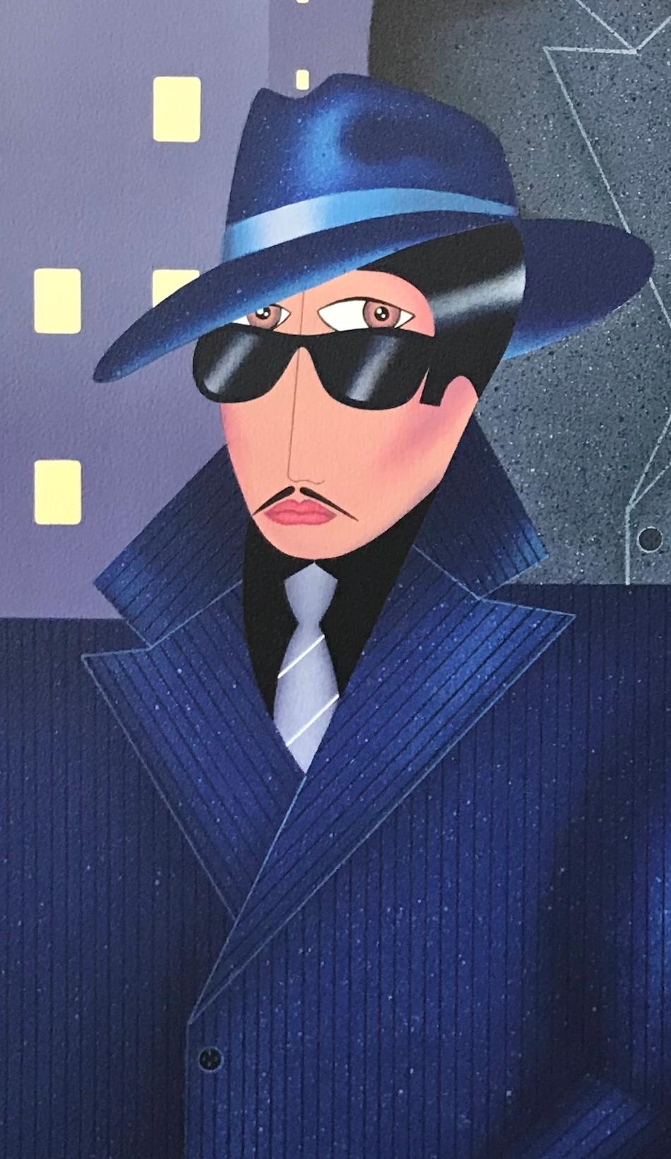 GANGSTERS dell'artista Robin Morris è una litografia originale in edizione limitata stampata a 15 colori con tecniche di litografia a mano su carta Arches d'archivio, 100% priva di acidi. GANGSTERS è un ritratto grafico moderno a colori che