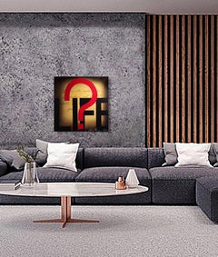 "Signs of the Times"   LIFE / QUESTION MARK    40x40"  on Canvas