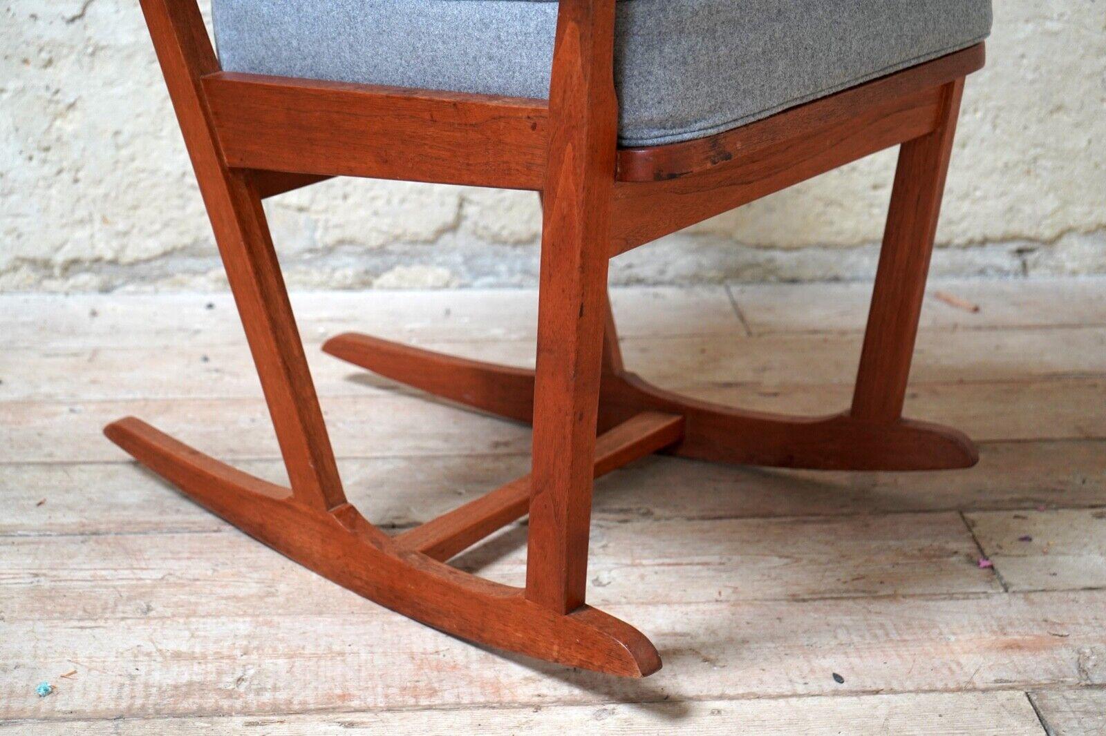 20th Century Robin Nance Teak Midcentury Rocking Chair 1960s For Sale