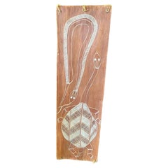 Robin Nganjmirra Australische Eingeborenen Aborigine Kunst Original Rindenmalerei