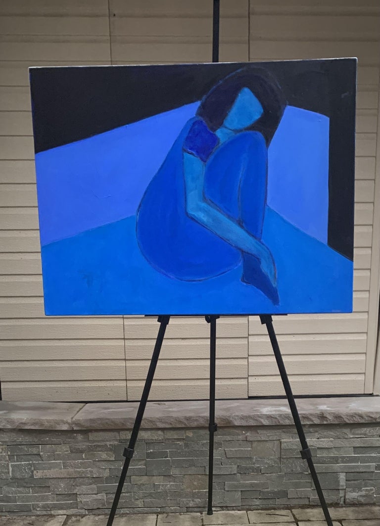 Robin Okun divided, Painting, Acrylic on Canvas For Sale at 1stDibs