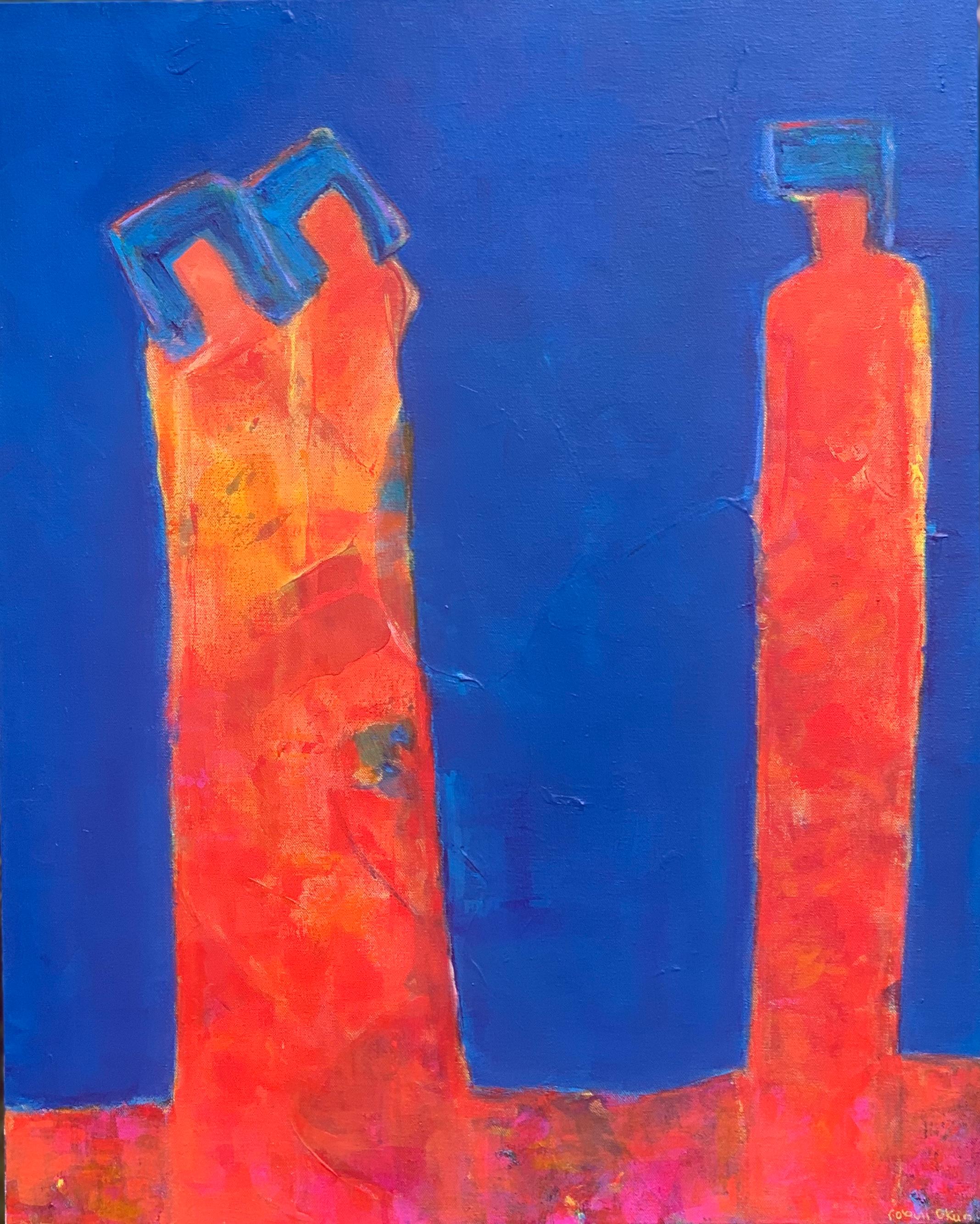 Abstract Painting di Robin Okun - Seconda ripresa, Pittura astratta