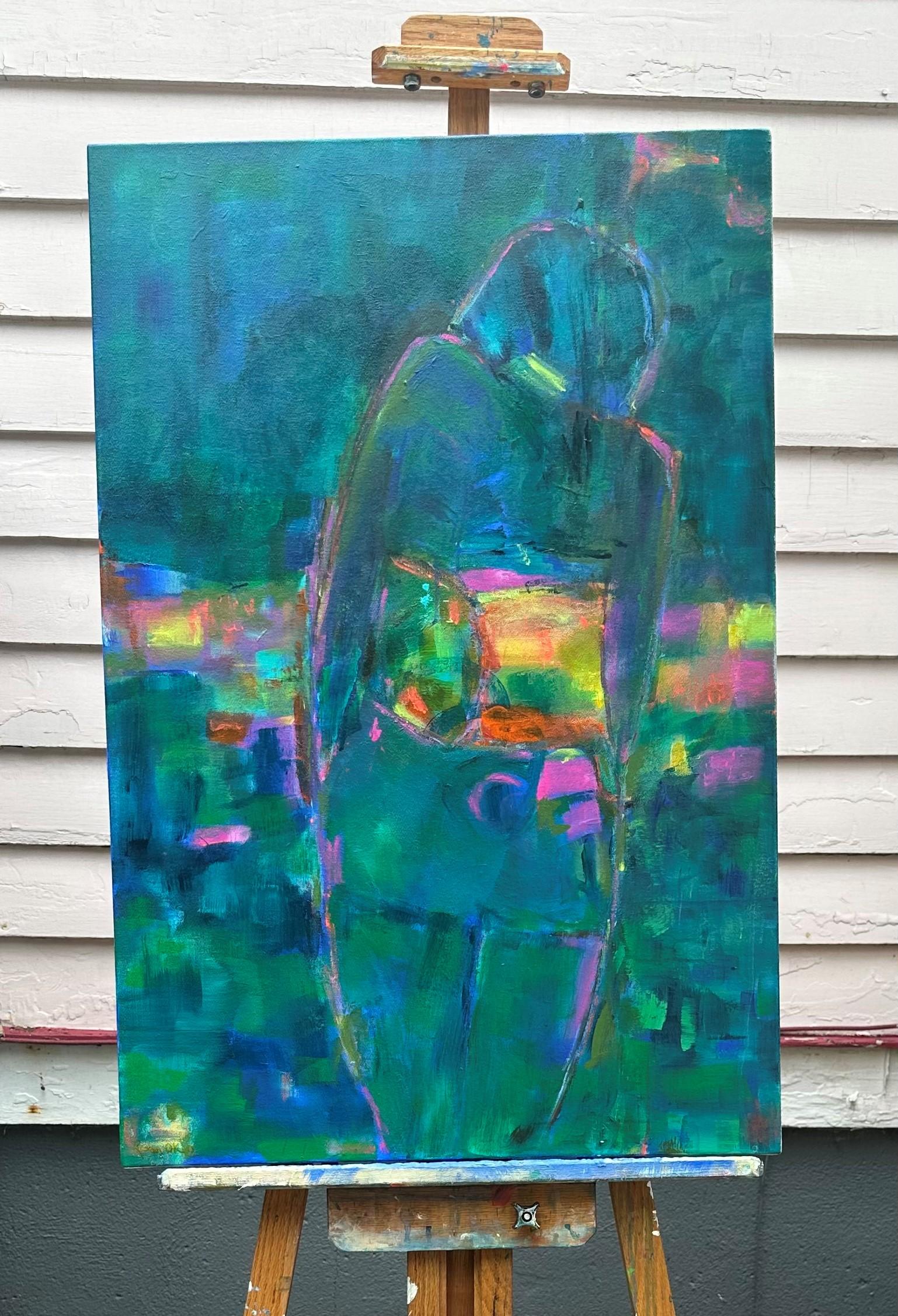 La via di mezzo, Pittura astratta - Painting Astratto di Robin Okun