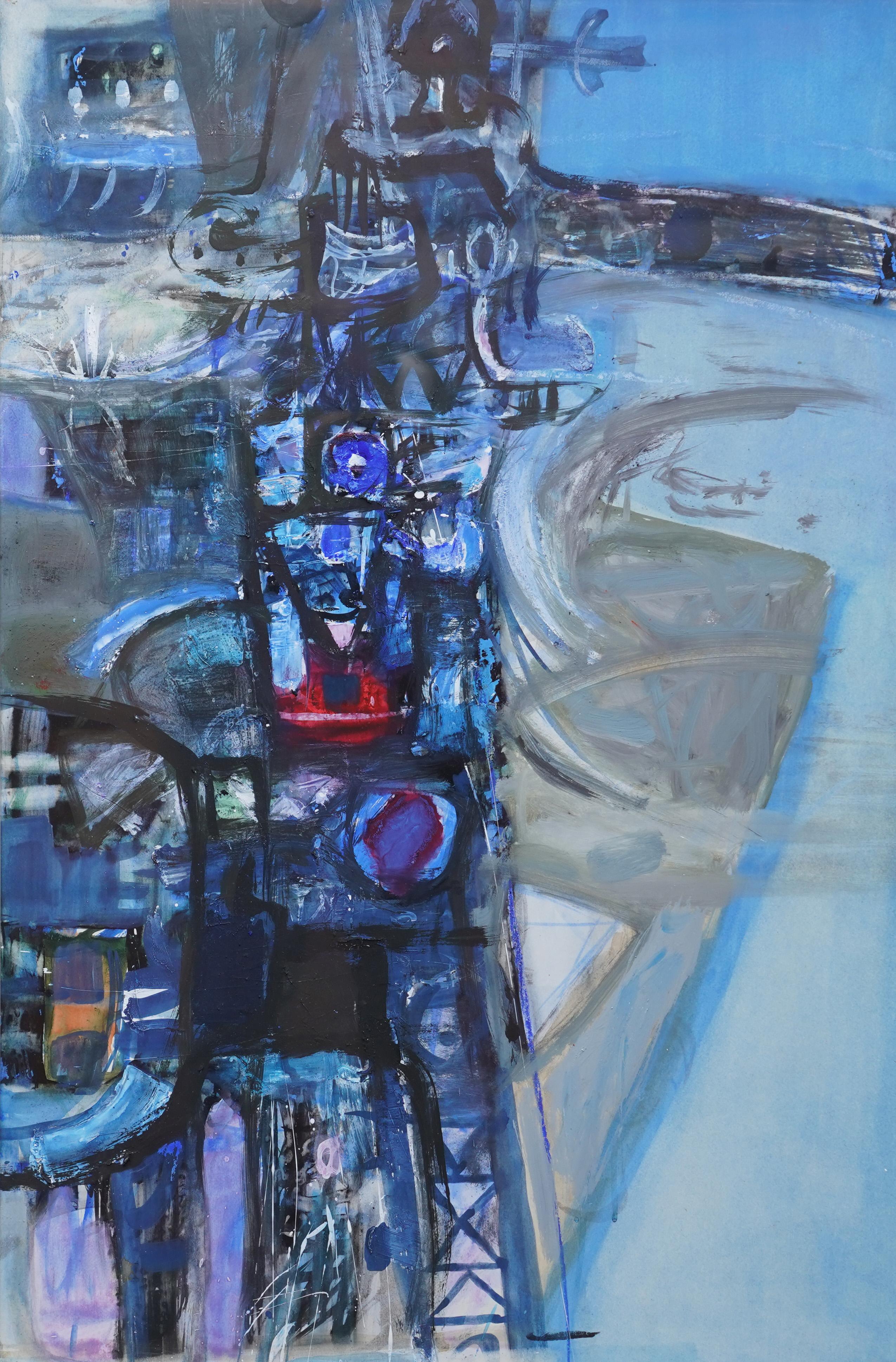 Totem blu - Arte astratta scozzese esposta negli anni '60 8
