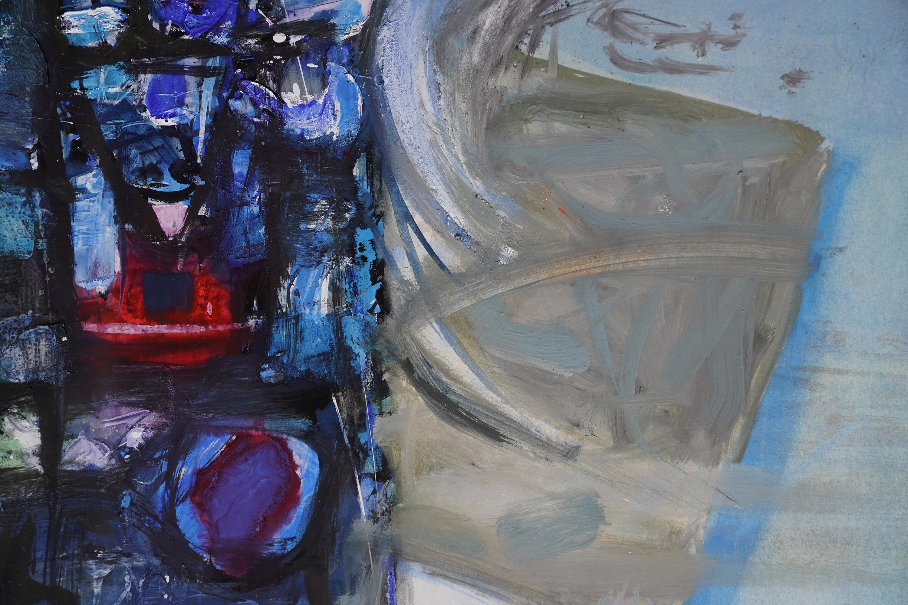 Totem bleu - L'art abstrait écossais a exposé dans les années 1960  en vente 1