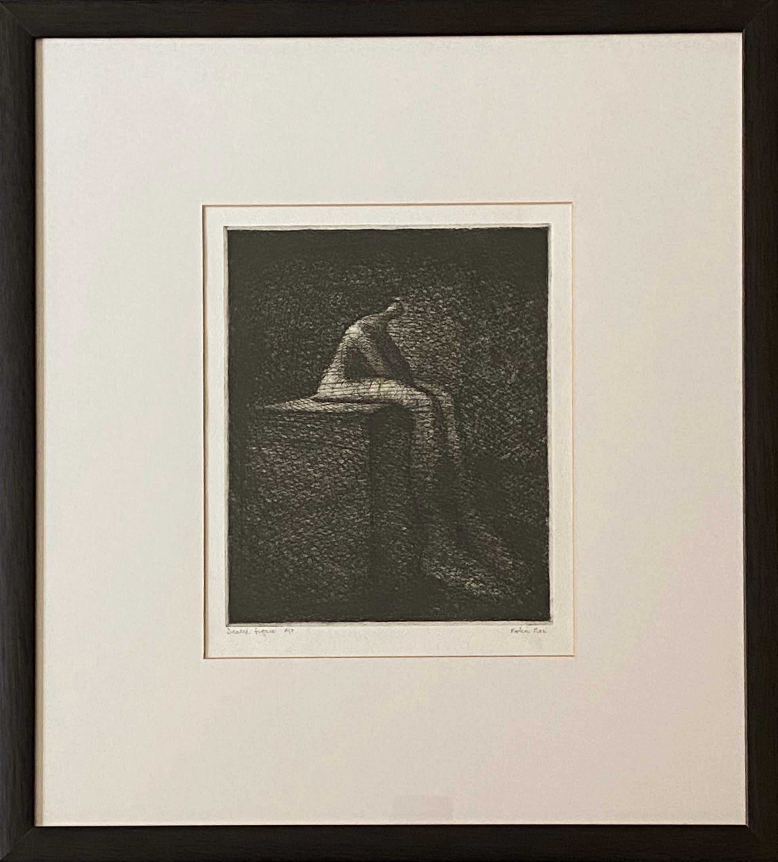 Seated Figure - Print by Robin Rae