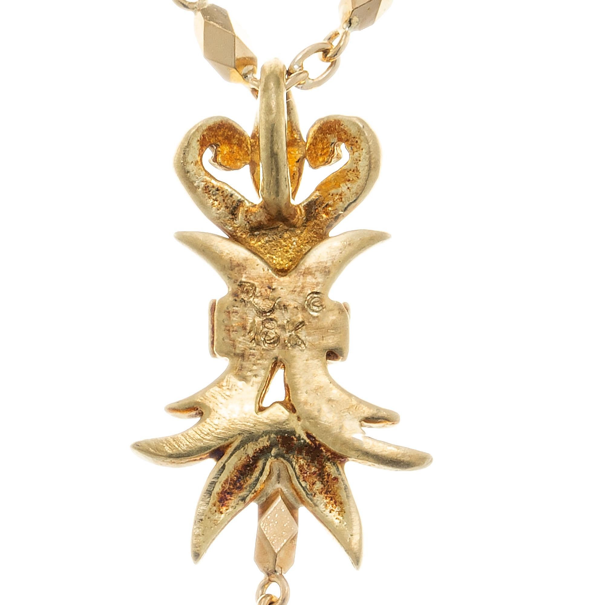 Women's Robin Rotenier Smoky Quartz Yellow Gold Pendant Necklace For Sale