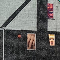 303 House Project, Acrylic Painting, Collage, Mixed Media, Paper, Signed