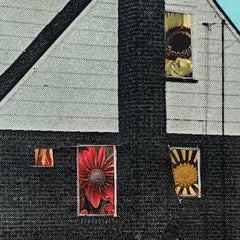 319 House Project, Acrylic Painting, Collage, Mixed Media, Paper, Signed