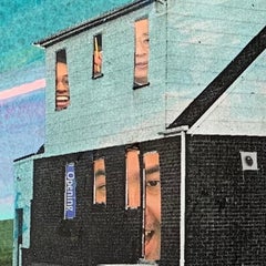330 House Project, Acrylic Painting, Collage, Mixed Media, Paper, Signed