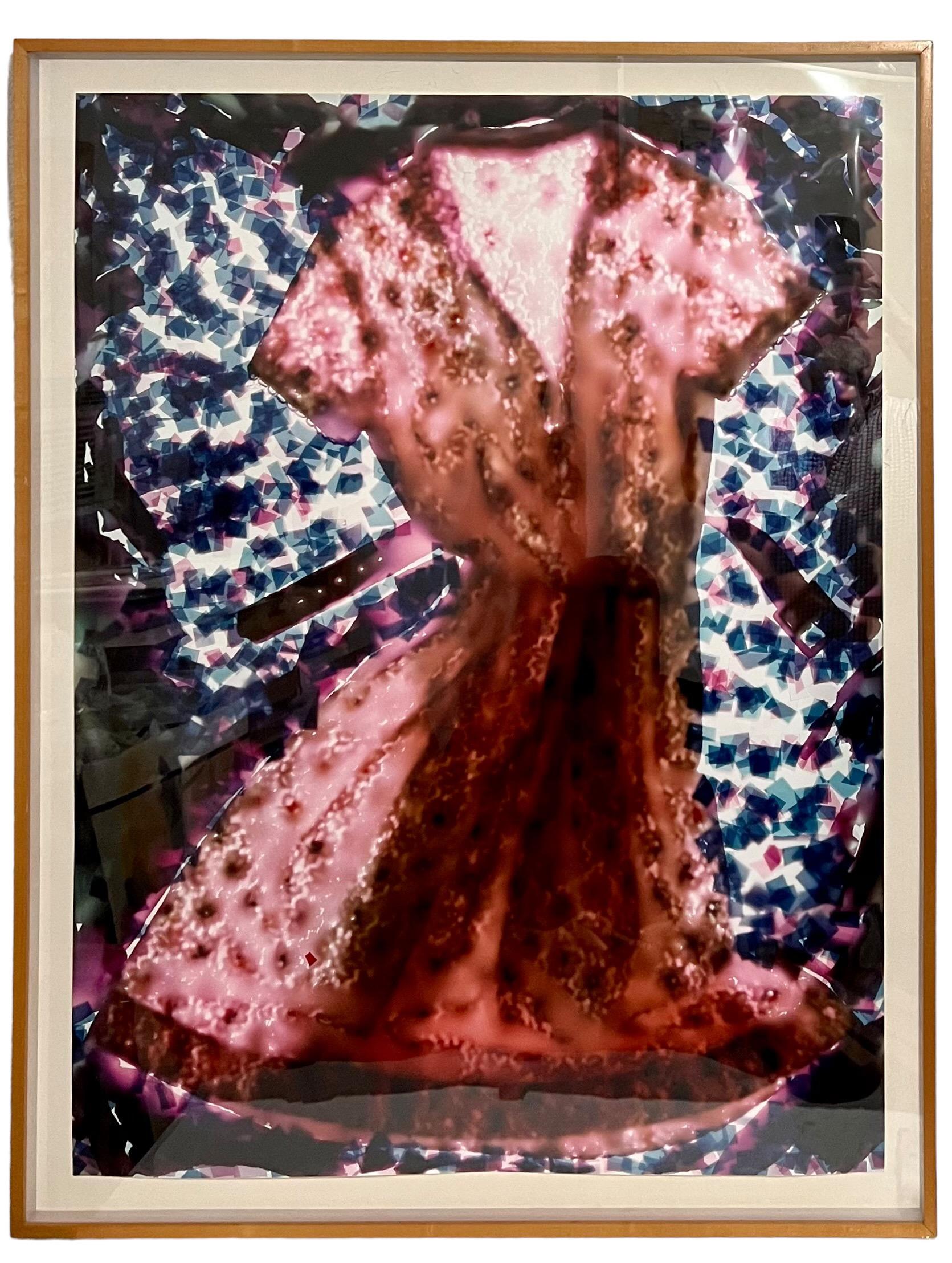 Large Cibachrome Color Photograph LA Woman Artist Dress, Feminist, Photo C Print For Sale 1