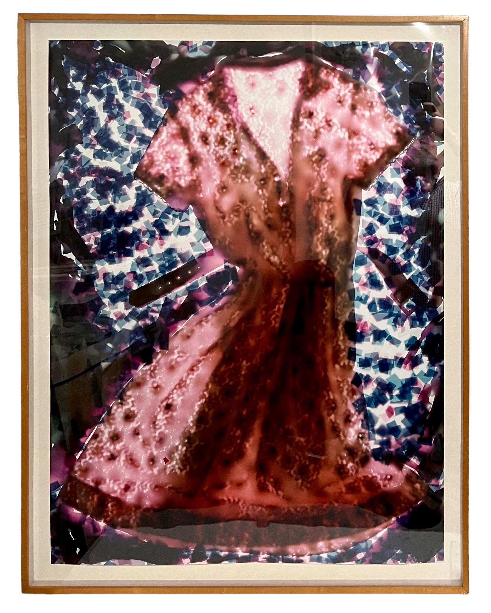 Large Cibachrome Color Photograph LA Woman Artist Dress, Feminist, Photo C Print For Sale 2