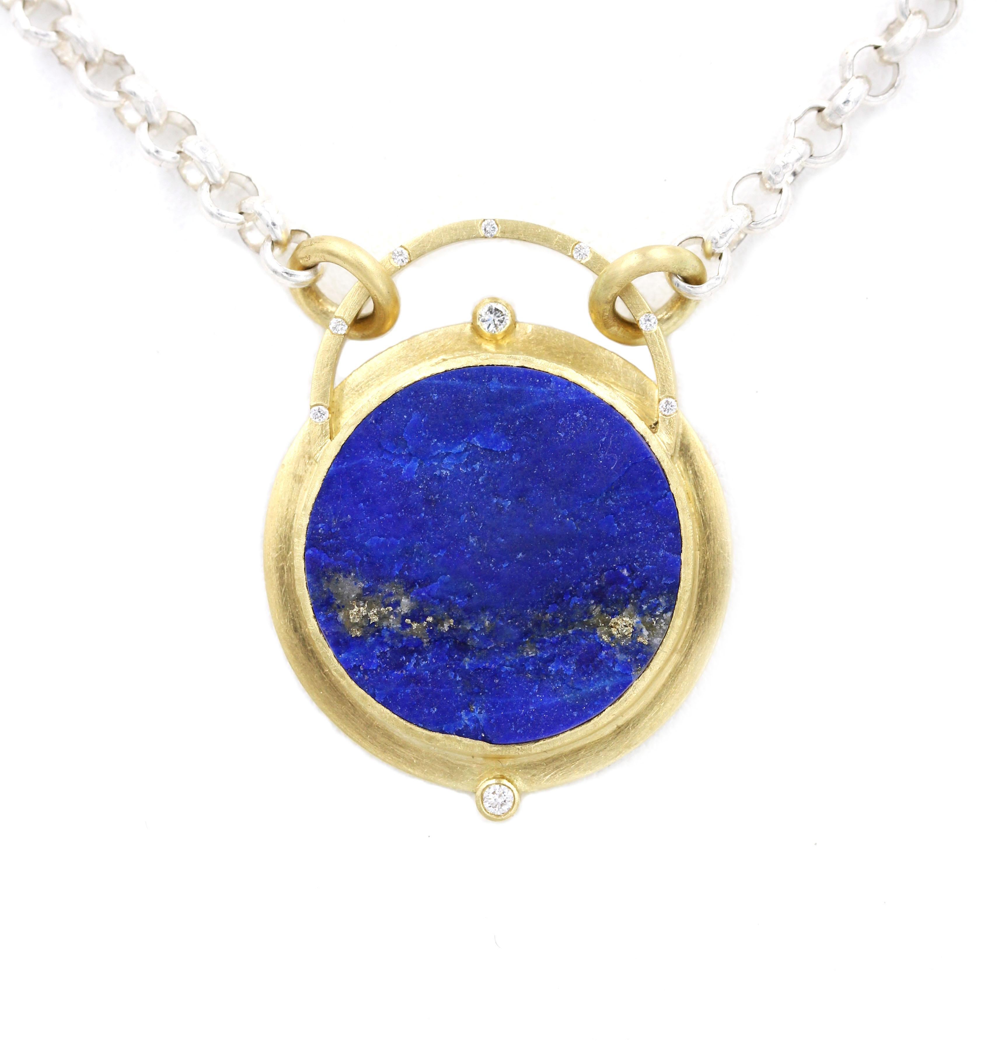 Robin Waynee, Lapis Necklace, 2018, Lapis, Diamonds, Sterling Silver & 18K Gold.

Robin has an unprecedented record at the Saul Bell Design Awards, one of the most prestigious international jewelry competitions. She earned First Place in the silver