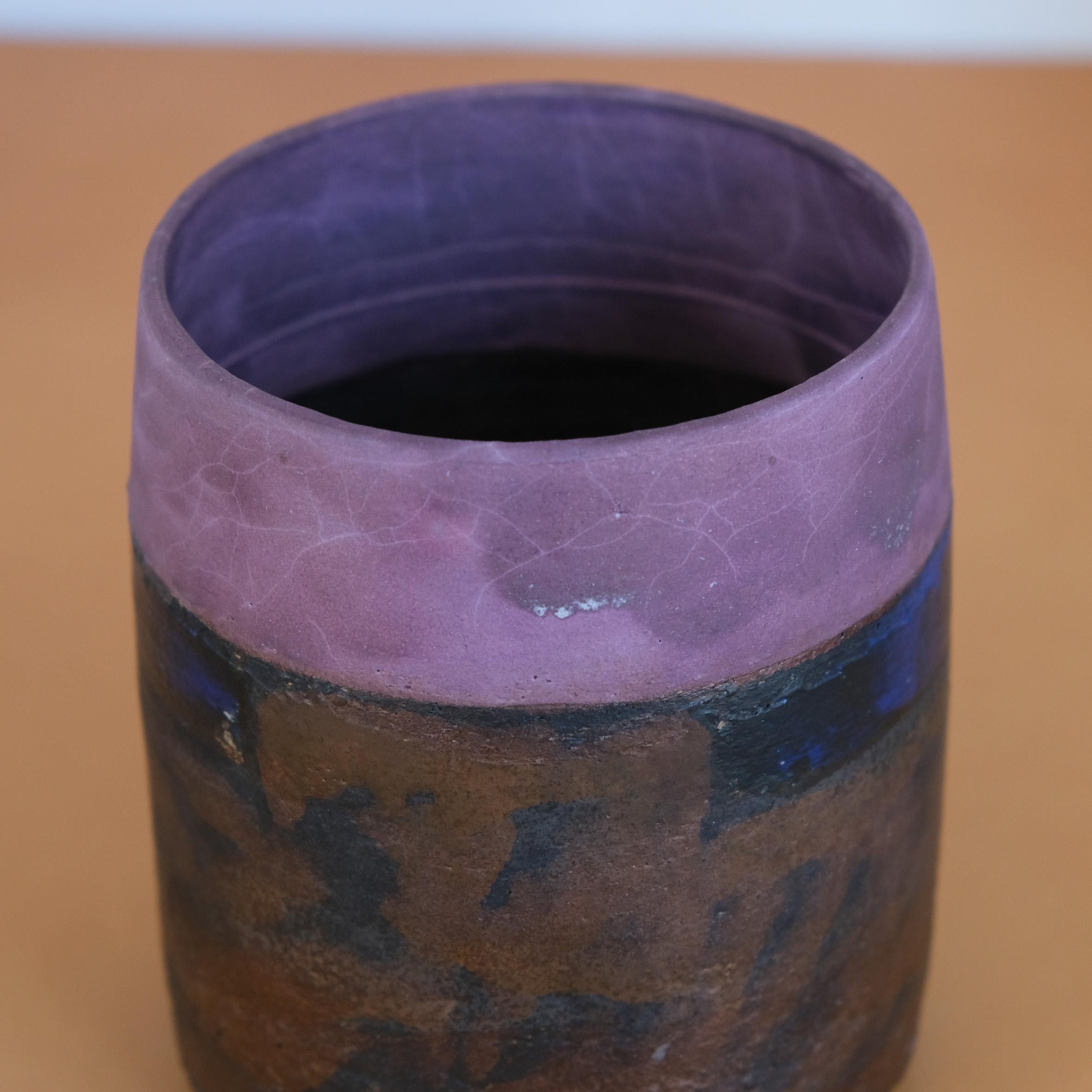 Robin Welch, Vase, 1980s In Good Condition For Sale In Paris, FR