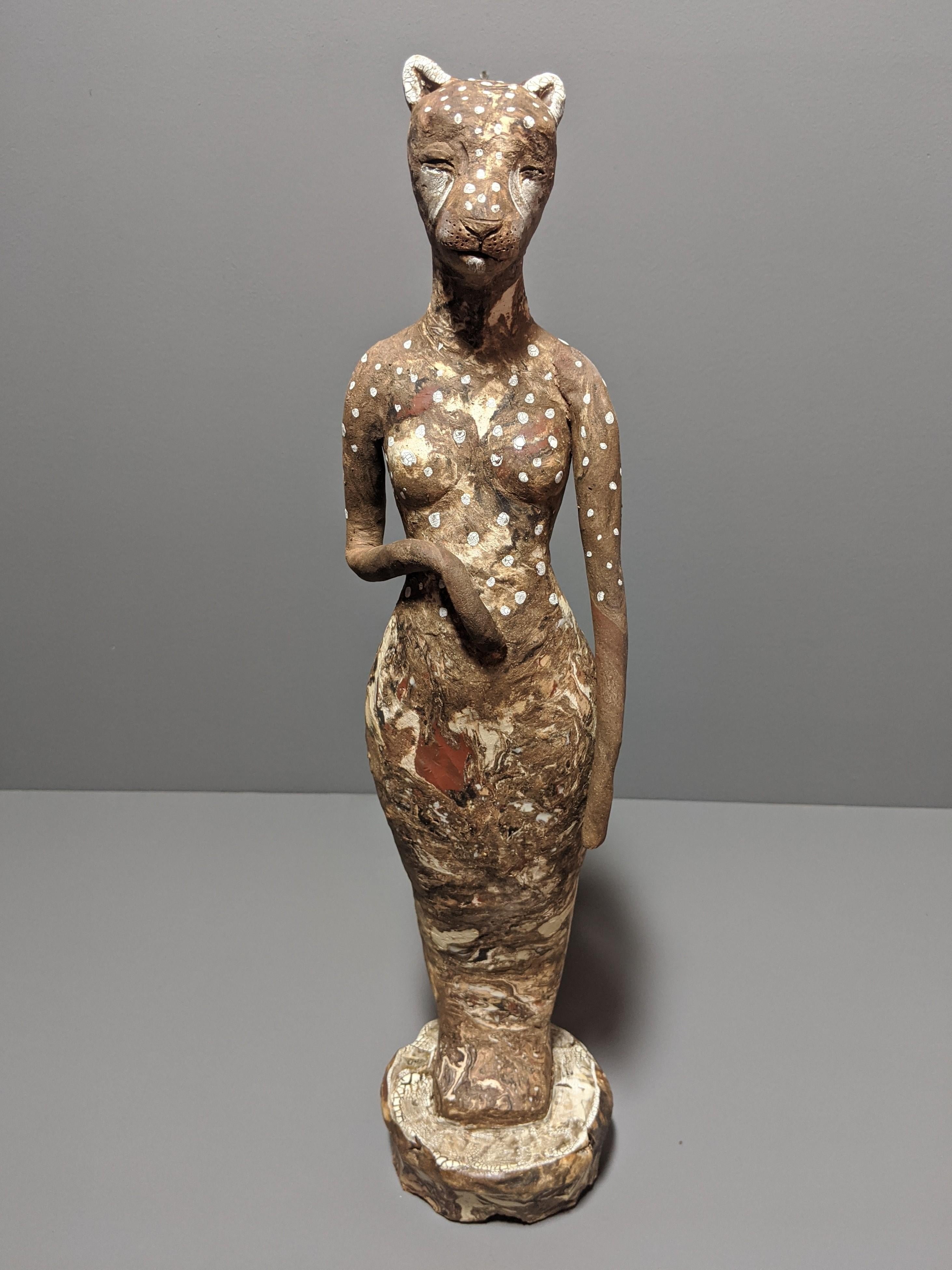 Cat 2 - Sculpture by Robin Whiteman