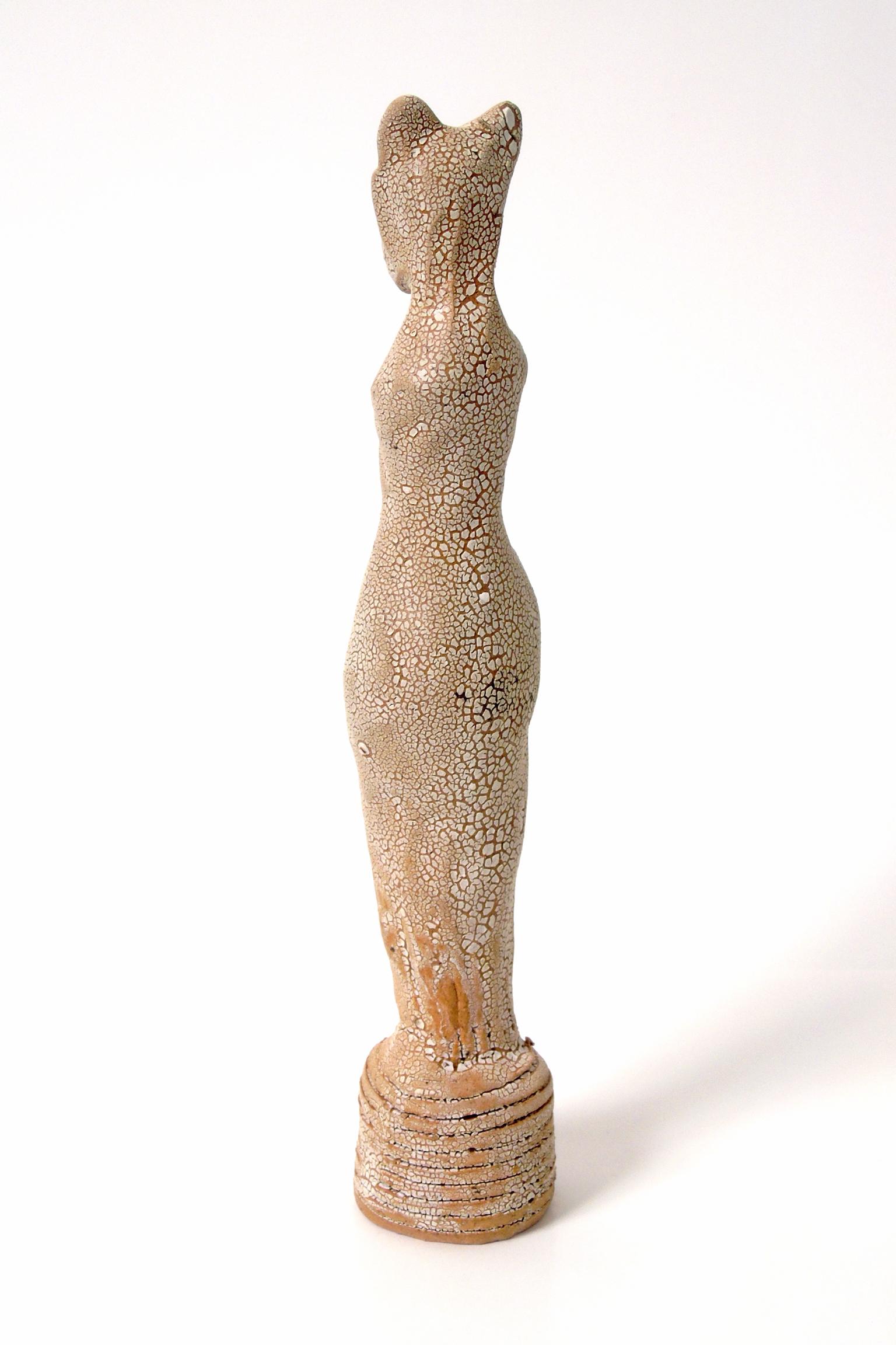 Tiny Cat Totem -108 - Contemporary Sculpture by Robin Whiteman