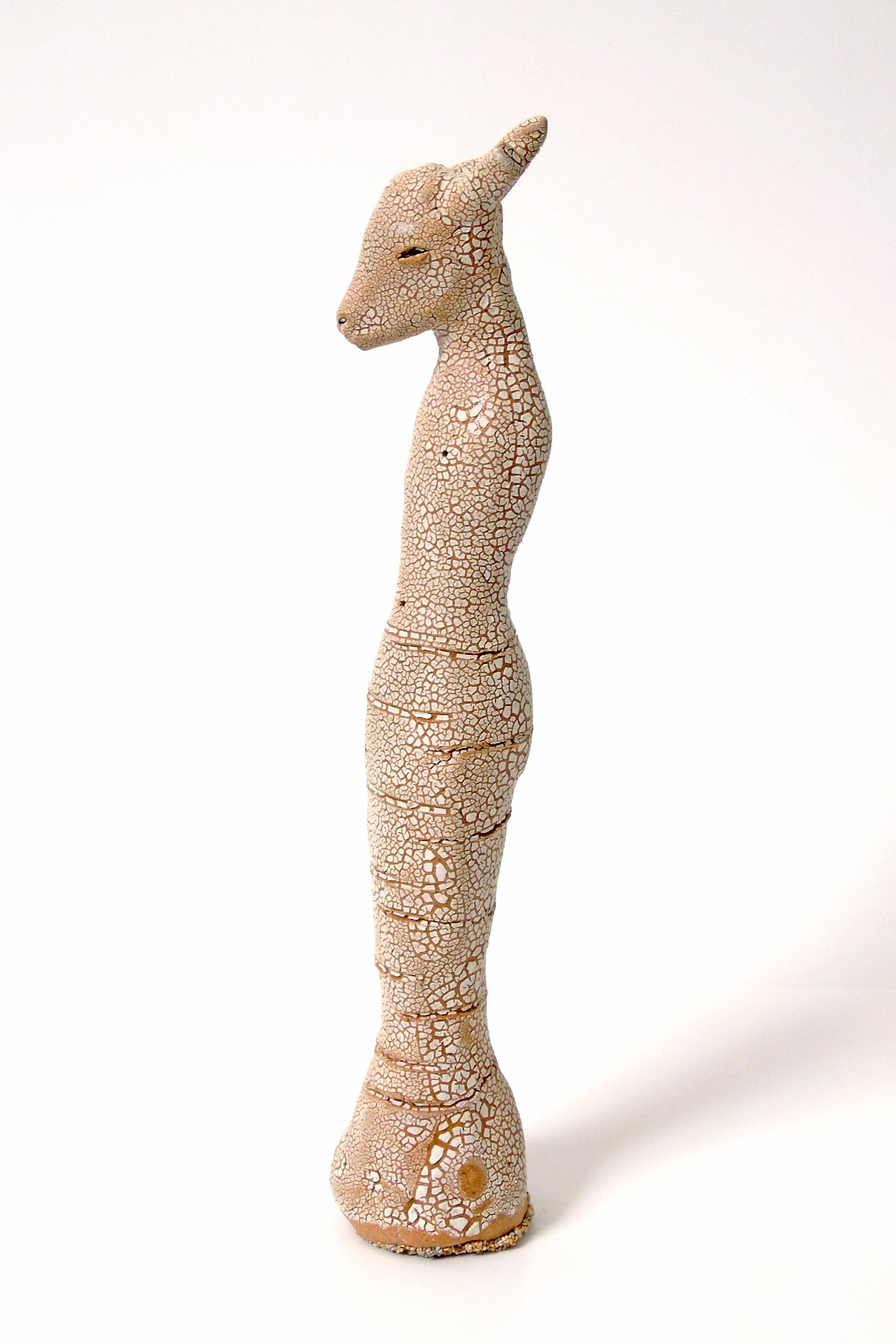 Tiny Goat Totem -106 - Contemporary Sculpture by Robin Whiteman