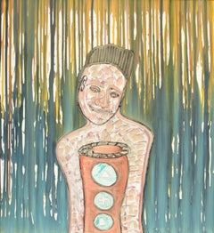 Large Robin Winters Monotype, Signed Edition, 47.5″H