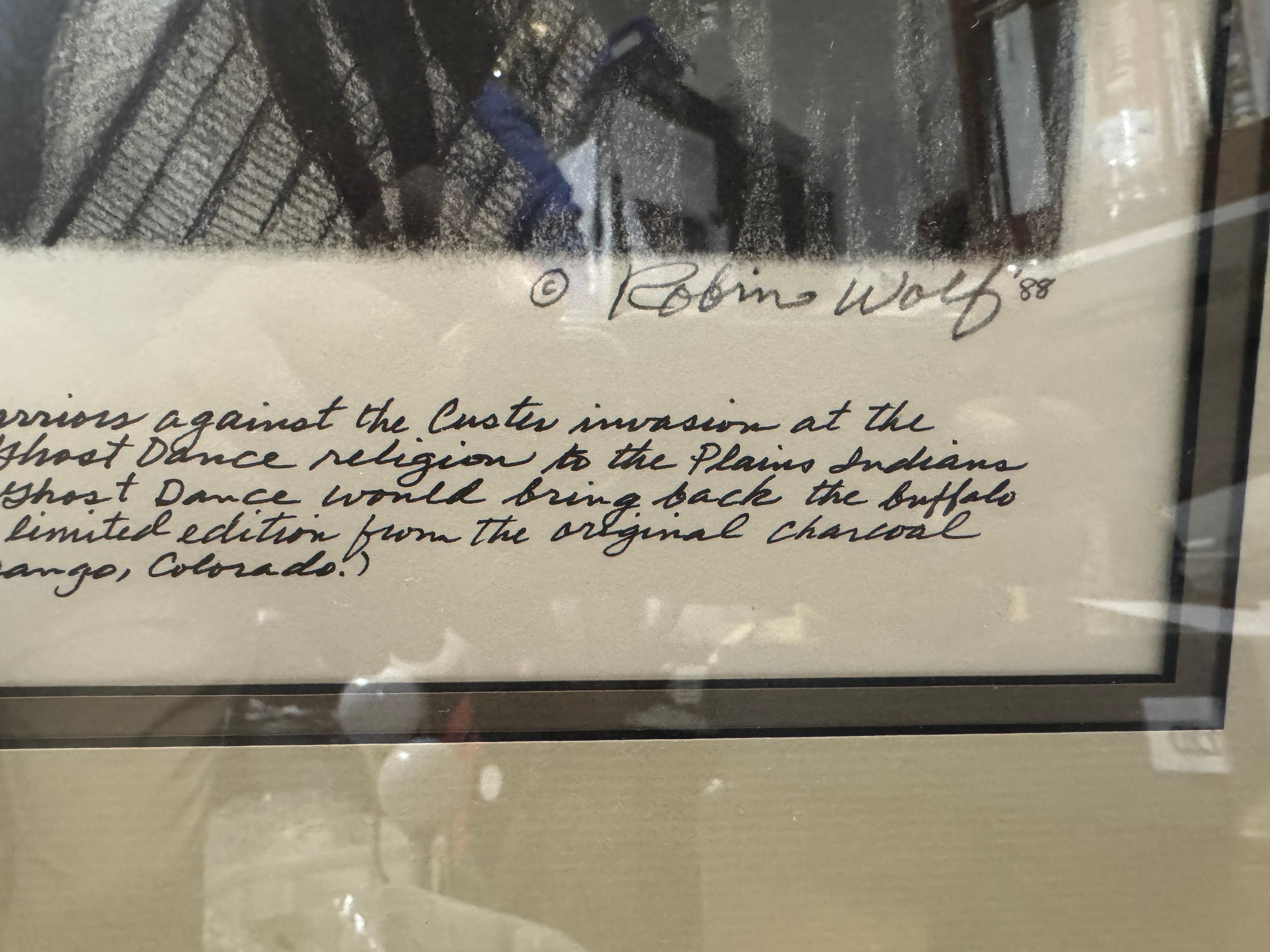 Robin Wolf Lithograph 